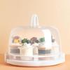 Porta Torta con Manico per Muffin, Crostate, Biscotti, Dessert, Contenitore per Cupcake per Feste