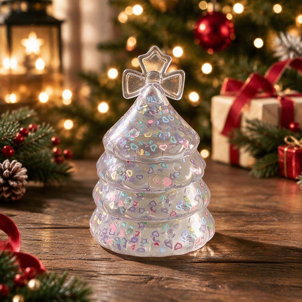 Christmas Tree/Santa Claus Shape Xmas Anti Stress Squeeze Toy With Sequins Sensory Toy Office