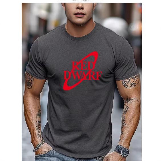 Cooling T-Shirt 1 Red Dwarf Graphic Summer Soft Comfortable Round Neck Casual Breathable T-Shirt Daily Wear