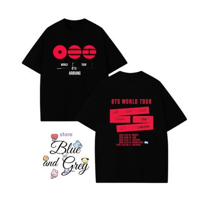 Arirang Bangtan Boys Vintage Comfort Color T-Shirt Kpop 2026 Tour Shirt Bangtan Boys Arirang Tee Women Casual Cotton Oversized Clothing