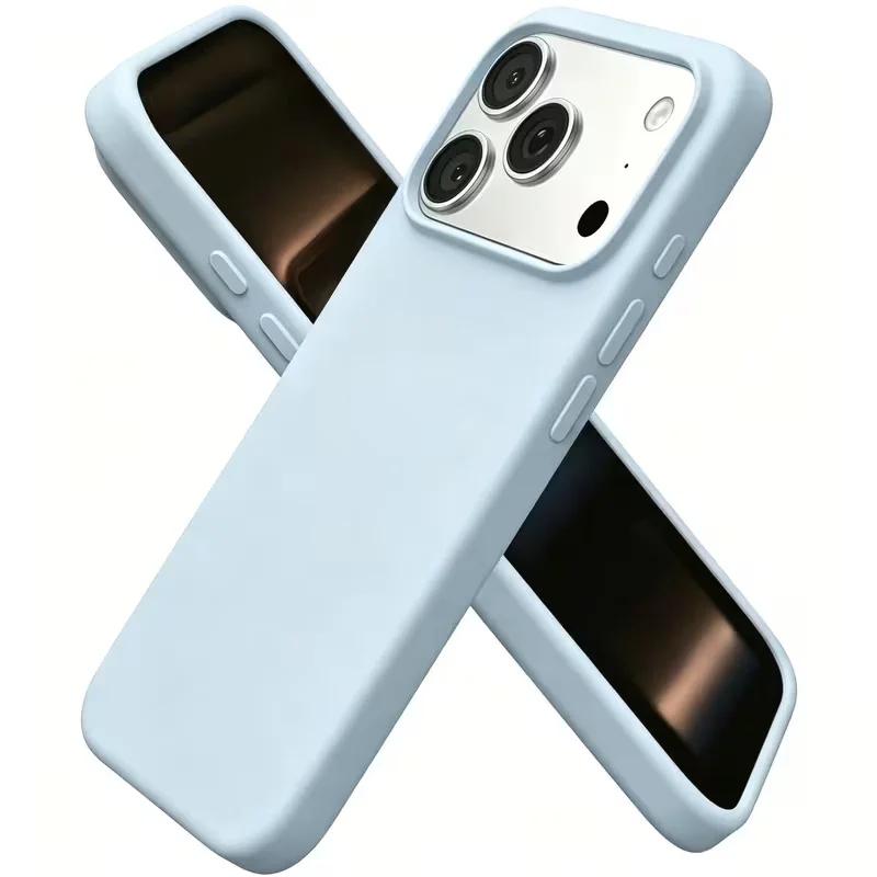 Fashion Premium Liquid Silicone Official Original Phone Case for IPhone 18 Pro Max 17 16 15 11 12 14 13 Pro Shockproof Anti Scratch Protection Cover