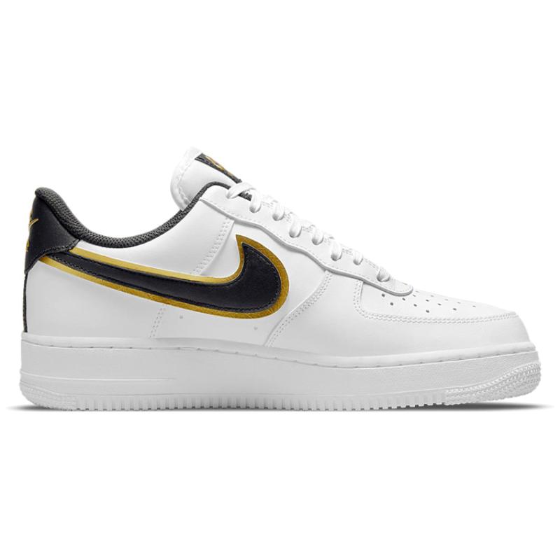 Nike Air Force 1 '07 LV8 'Metallic Swoosh Pack White Metallic Gold' Sneakers DA8481-100
