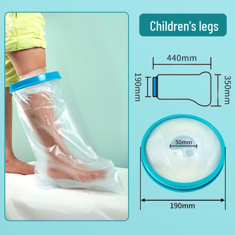 Waterproof Adult Knee & Foot Plaster Cover for Post-Op Bathing Protection