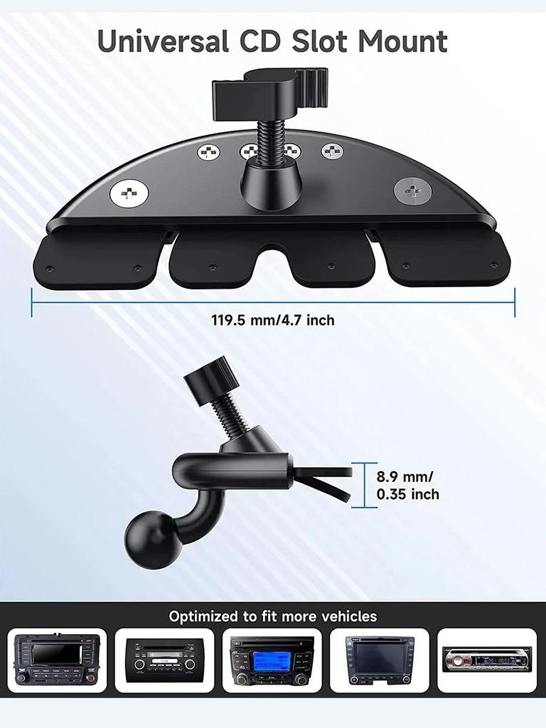 Car Phone Holder Magnetic Car CD Slot Mount Support Mobile Bracket Cell Clip For iPhone 16 15 14 13 12 11 Samsung Xiaomi