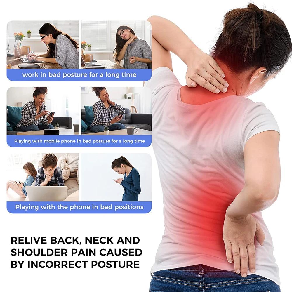 Adjustable Posture Corrector Back Brace For Upper Back Pain Relief Clavicle Support Straightener Weekly Comfortable Wear