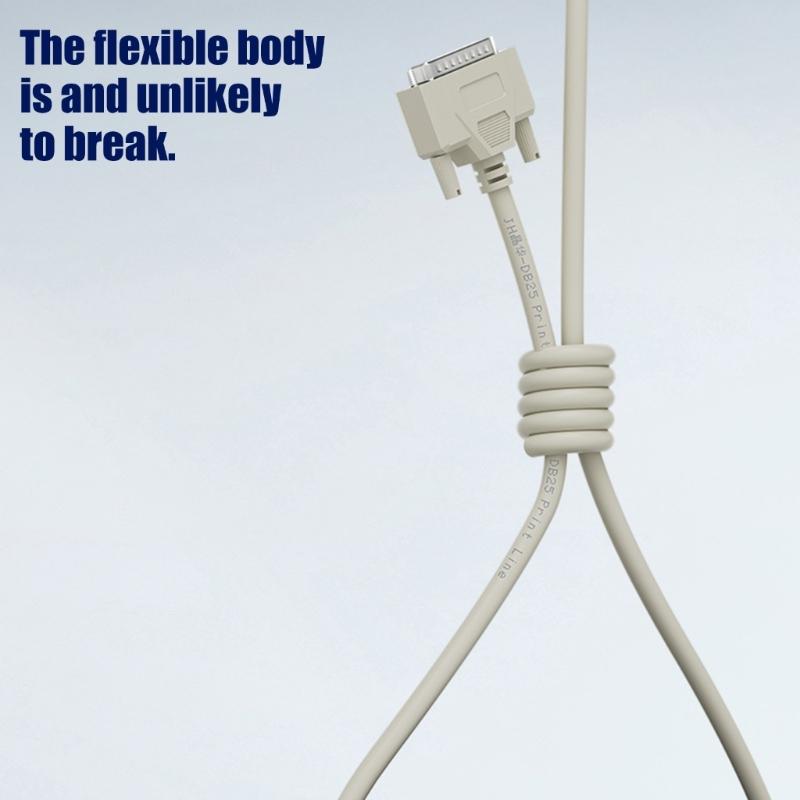 Fast Speed DB25 Parallel Printer Cable 25Pin Male Female Connectors For Vintages LPT Port Equipment