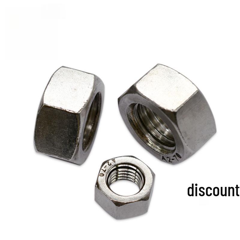 201 Stainless Steel Anti-Loosening External Hex Lock Nut Cap for Bolts, Sizes M3 to M30.