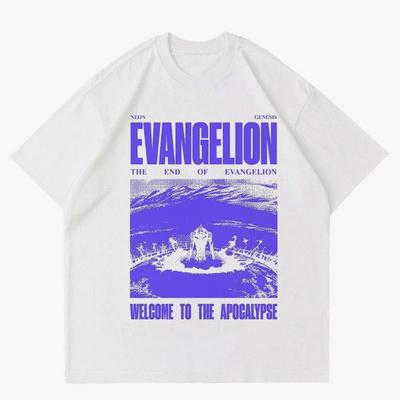 NGE The End of Evangelion Μπλούζα Bootleg Anime της δεκαετίας του '90 Unisex Κοντομάνικη S-4XL