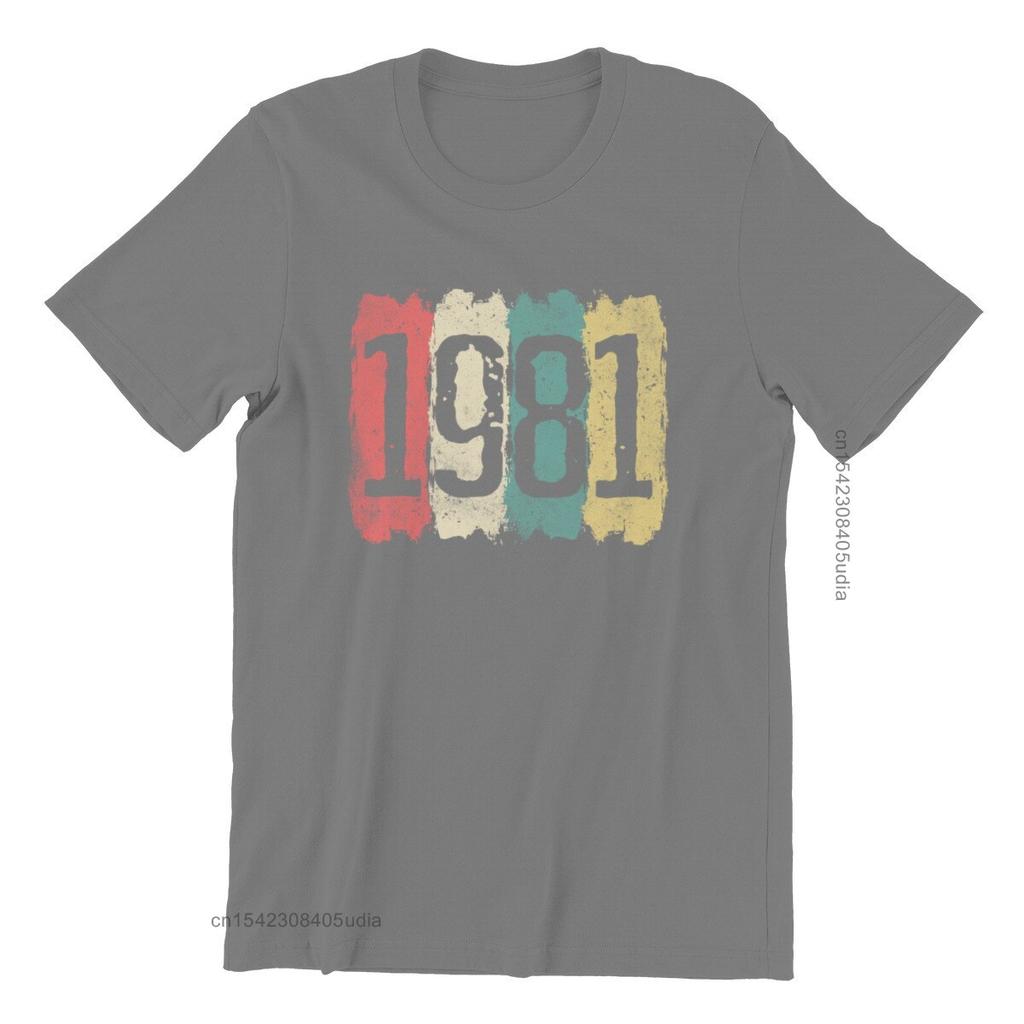 40th Birthday 40 Years 1981 Vintage Men’S Premium T-Shirt Games Pink Punk New Tops Shirts Men Tshirts Graphic