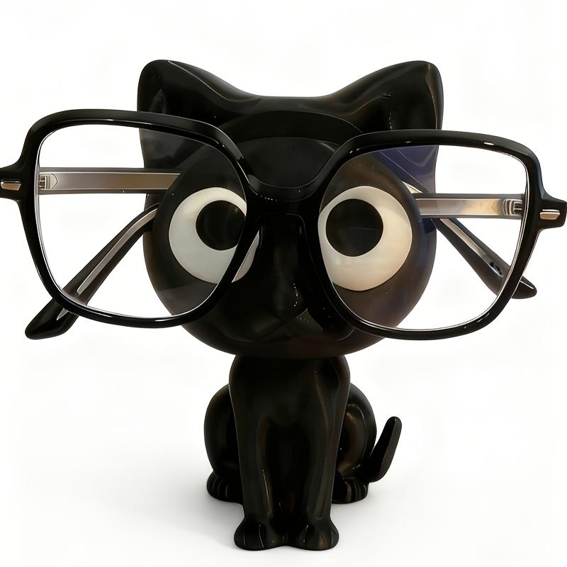 Support de lunettes Chat Mignon | Organisateur de bureau en plastique durable, Pour la chambre à coucher, l'entrée, la salle de bain et le rangement dans les armoires, Décoration de la maison