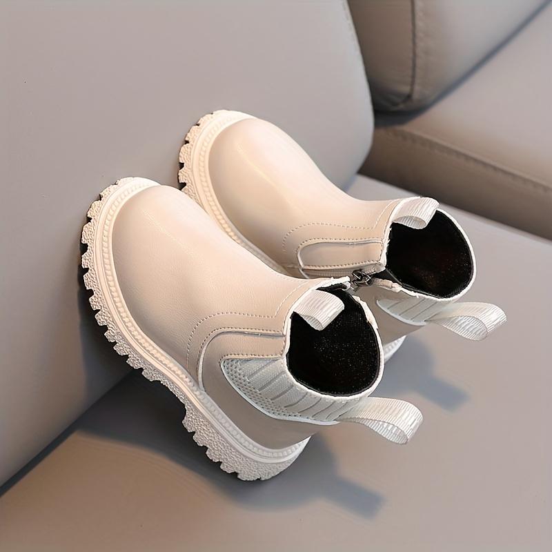 Codzienne Jednokolorowe Kozaki na Zamek Dziewczęce Dziecięce Wygodne Antypoślizgowe Do Wewnątrz Na Zewnątrz Podróż Jesień Zima