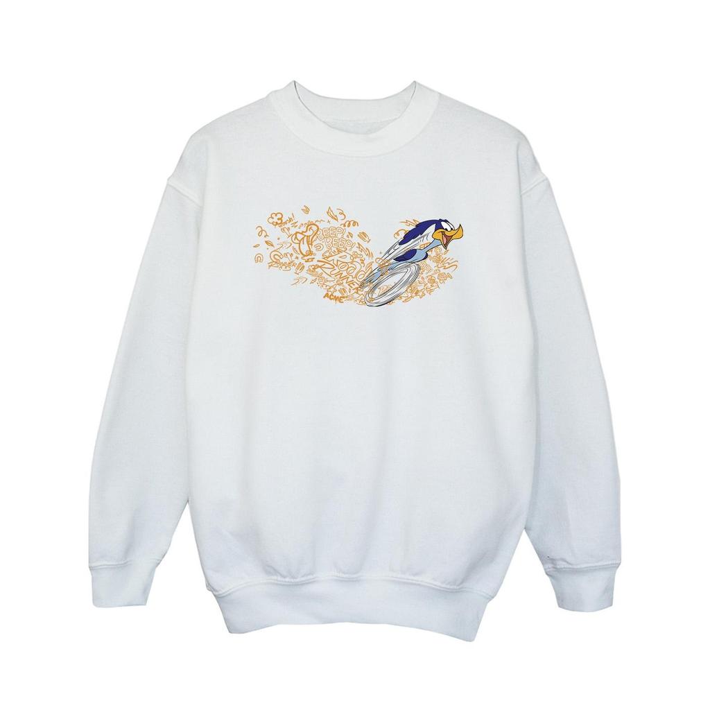Looney Tunes Girls ACME Doodles Road Runner Sweatshirt
