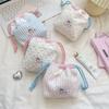 58151 Cute lace drawstring bundle storage bag Cosmetics sub-packaging bag Travel wash storage bag