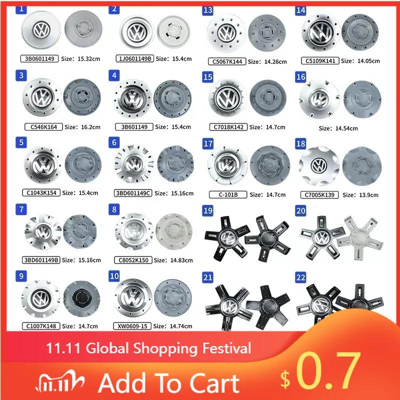 80% Gorące 4 szt. Logo Samochodu Nakładki na Środek Koła Osłony Piasty Odznaka dla Volkswagen VW 3B0601149 1J0601149B C546K164 3B601149 C1043K154 3B