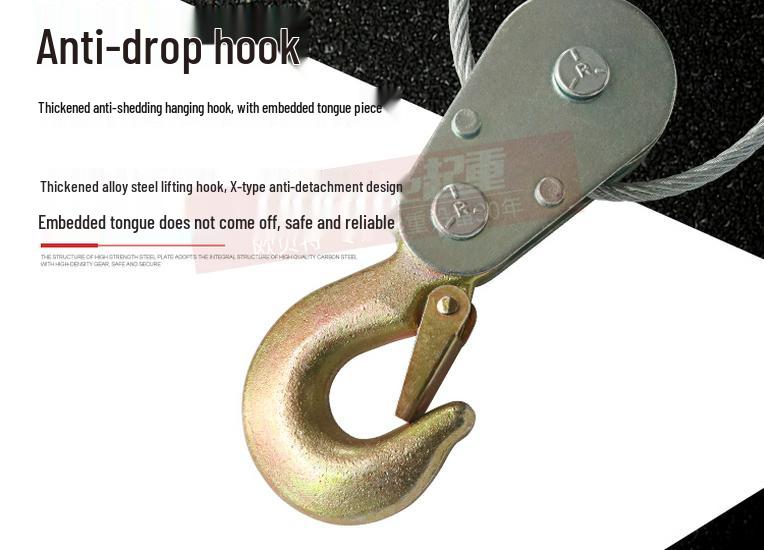 Bangqiang Dual Hook Ratchet Chain & Cable Tensioner Tool