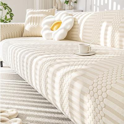 Dicke nordische Jacquard-Sofabezüge für Wohnzimmer, verstellbarer elastischer Sofabezug, Sofabezüge für Sessel, rutschfester Couchbezug