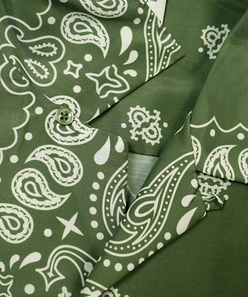 STIGMA 23 Paisley Short Sleeves Shirts Khaki