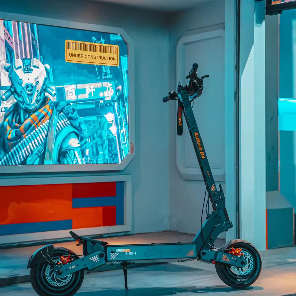 EU Kukirin G4 Monopattino Elettrico Off-Road a Lunga Percorrenza 11 pollici con Pneumatico Vuoto 2000W Batteria 60V-20AH Autonomia Massima 75KM Velocità 70KM/H