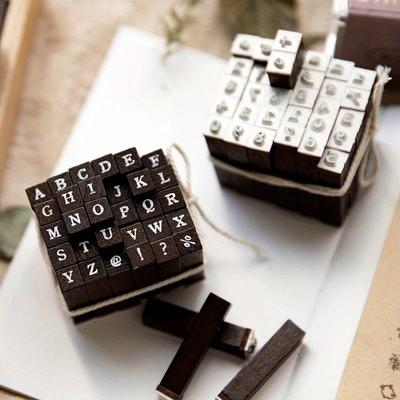 30 unids/caja lindo Mini juego de sellos de goma de madera Alphbets vida diaria sellos encantadores para diario Scrapbooking fabricación de tarjetas