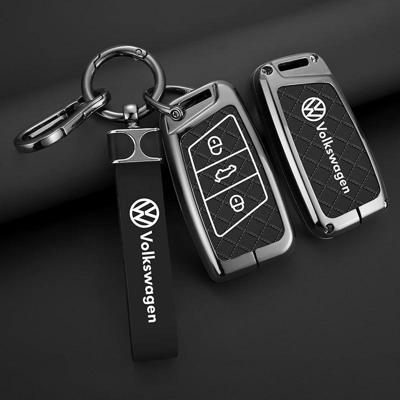 Valve Stems Caps For VOLKSWAGEN VW Fashion Car Smart 3 Buttons Key Case Cover Shell Fob For VW Volkswagen Passat B8 CC Arteon Ma Zw3
