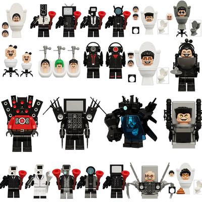 Die komplette Sammlung - Spielzeugsammlung - Monitor Zusammengebaute Baustein-Minifigur