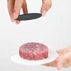 Plastic Round Patty Press Manual Hamburger Press with 100 Pcs Oil Paper Burger Mold Meat Press Tool Kitchen Gadgets and Tools