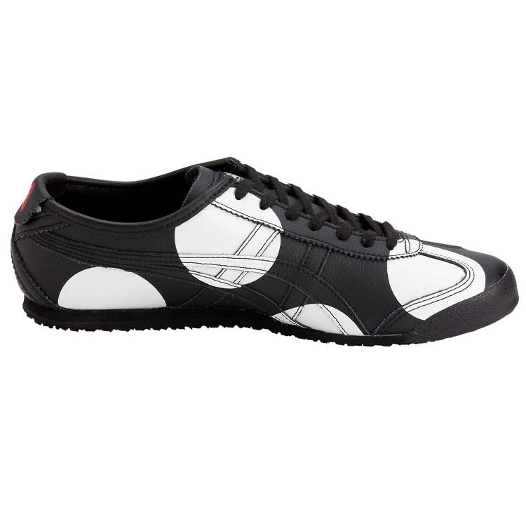 Disney x Onitsuka Tiger MEXICO 66 Puntíkované Nízké Skateboardové Boty Unisex Černá Bílá D8G2L-9090