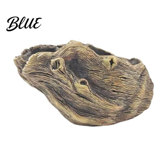 Indoor Greenery Pots for Study Resin Tree Stump Flowerpot Succulents Small Plants Imitation Wood Grain Planter Flower Plants Home Office Decor,