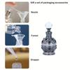 0.51oz Two-Tone Crown Arabic-Style Perfume Bottle Portable Personal Care Essential Oil Bottle Vanity Decoration/Party Decoration/The First Choice for