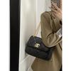 Bag Leather Women'S Bag Crossbody Bag Light Luxury Niche Premium Sense Rhombus Chain Bag