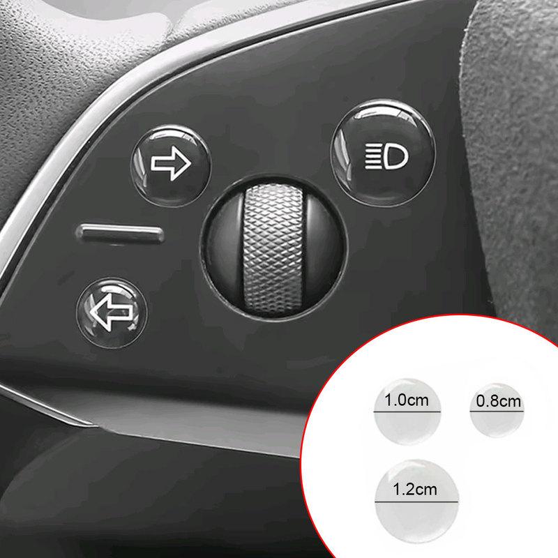 Car Door Button Decals Steering Wheel Switch Protection Stickers Auto Accessories for Tesla Model Y Juniper/Model 3 Highland/X/S
