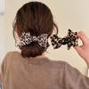 New Vintage Leopard Print Bow Premium Hair Grab  Non-slip Hair Accessory Is Suitable for Women To Wear