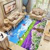 3D Pebble Living Room Carpet Sofa Coffee Table Floor Mat Bedroom Bedside Carpet Entrance Mat