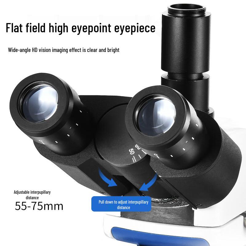 Lixun HD Flat-field Trinocular Biological Microscope