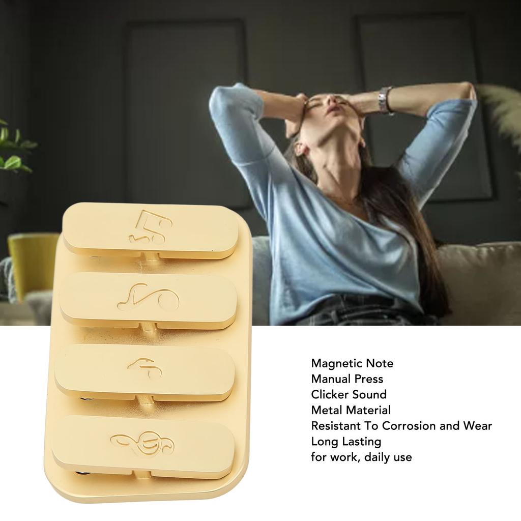 Haptic Slider Toys Magnetic Stress Relief Lightweight Detachable Metal Slider Haptic Clicker