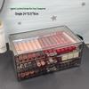 Acrylic Makeup Organizer: Dustproof Lipstick, Lip Gloss, and Eyeshadow Storage Box with Desktop Drawers