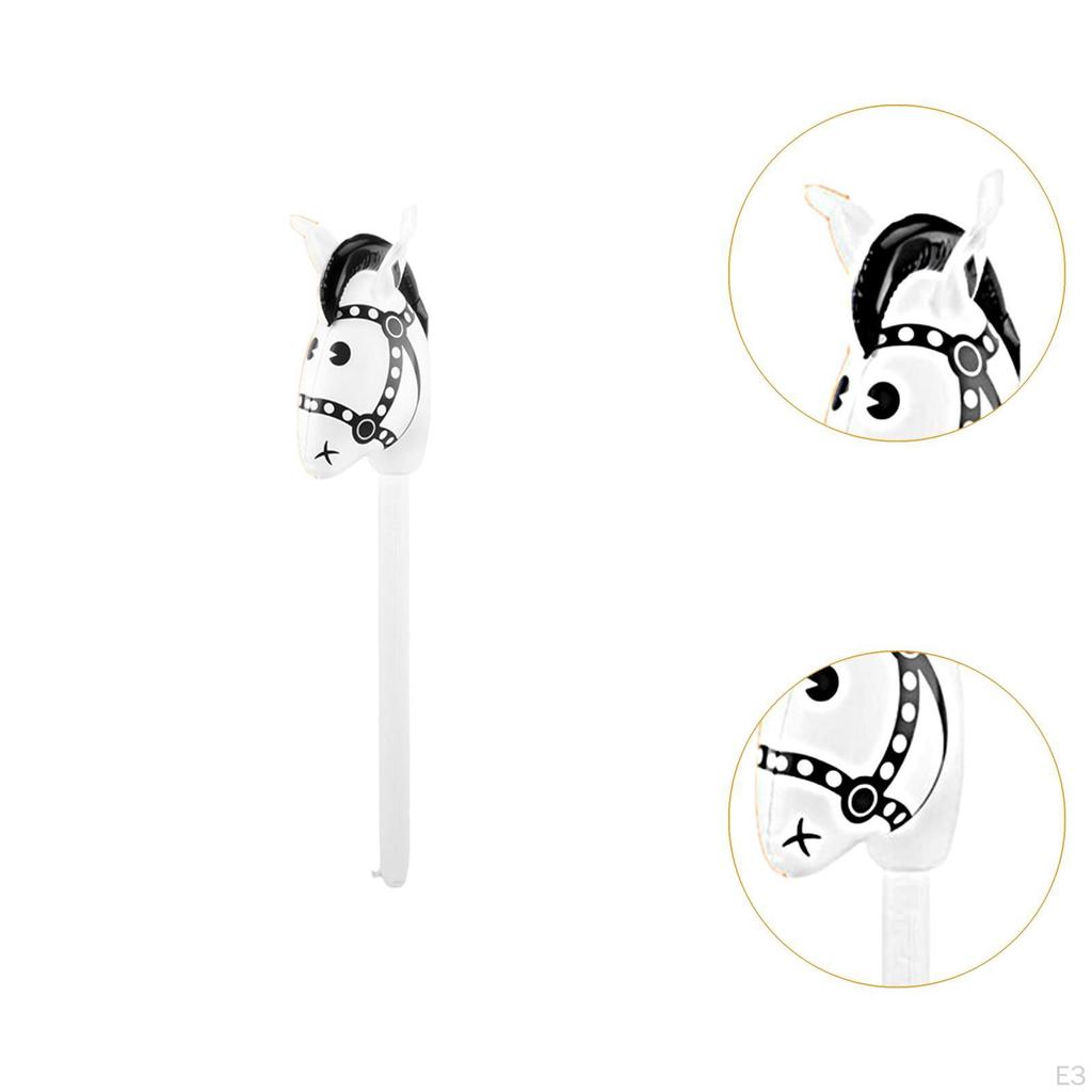 Air-Filled Horse Head Stick Toy for Kids Birthday Celebration