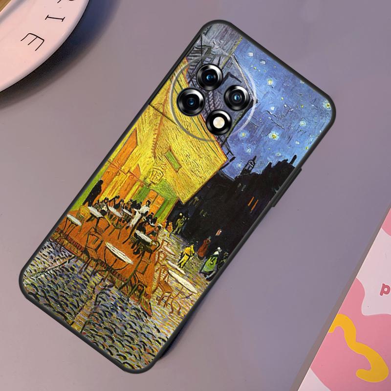 Van Gogh Art Oil Painting Case For OnePlus 12 11 9 10 Pro 9RT 10T 10R 12R OnePlus Nord CE 2 3 Lite 2T N10 N20 Cover