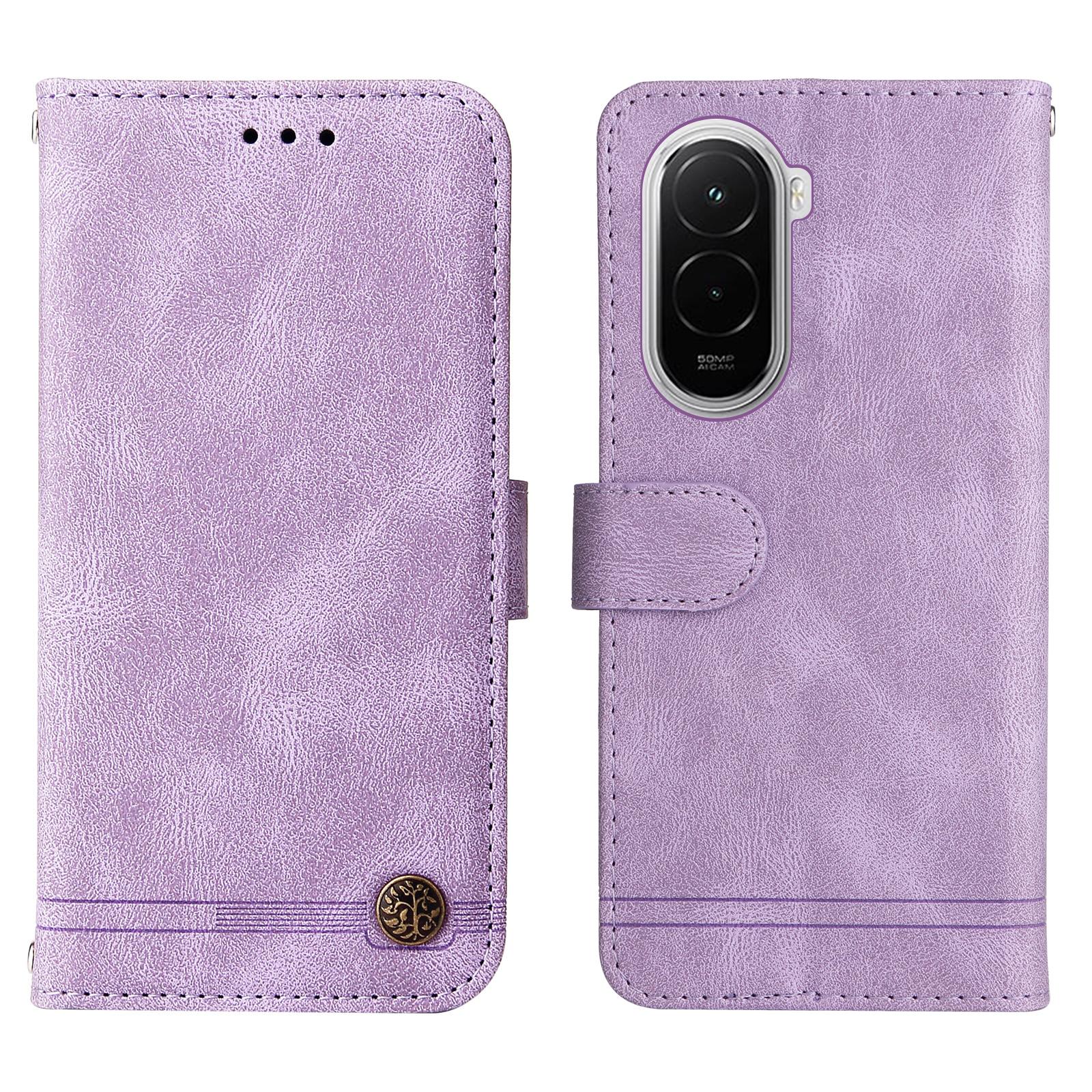 

Для Xiaomi Poco M7 4G (США) (171 мм) Кожаные чехлы-кошельки с приятным на ощупь покрытием, чехол-подставка для телефона с ремешком
