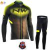 2026 Winter Warm Cycling Suit Set, Tour De France Edition Winter Cycling Suit Long Sleeve Fleece Thickened Warm Windproof Cycling Suit