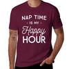 Nap time is my happy hour T-Shirt korean fashion plus sizes customs mens big and tall t shirts