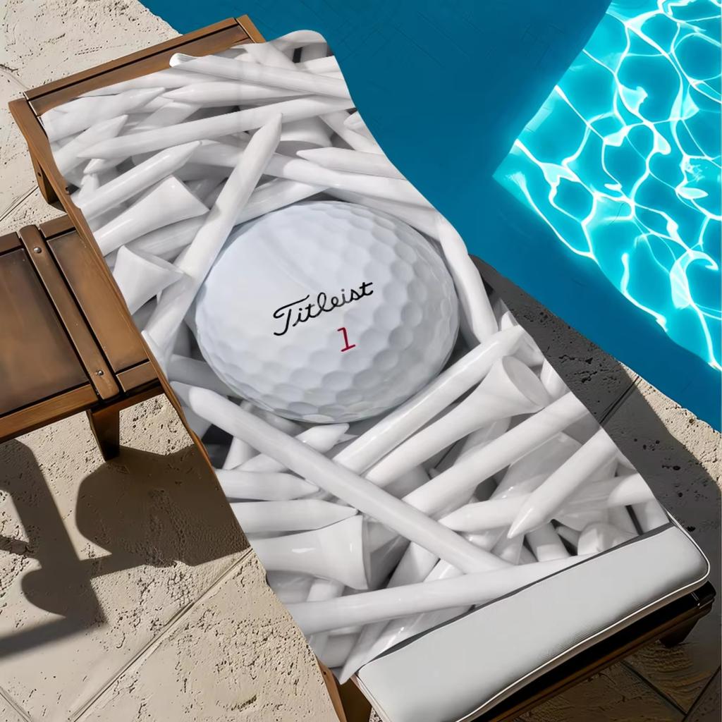 TT-t-TitleistS-ES-s Handtuch Strand Schnelltrocknend Weich Poolhandtücher Geschenk für Reise Fitnessstudio Dusche Camping Sport