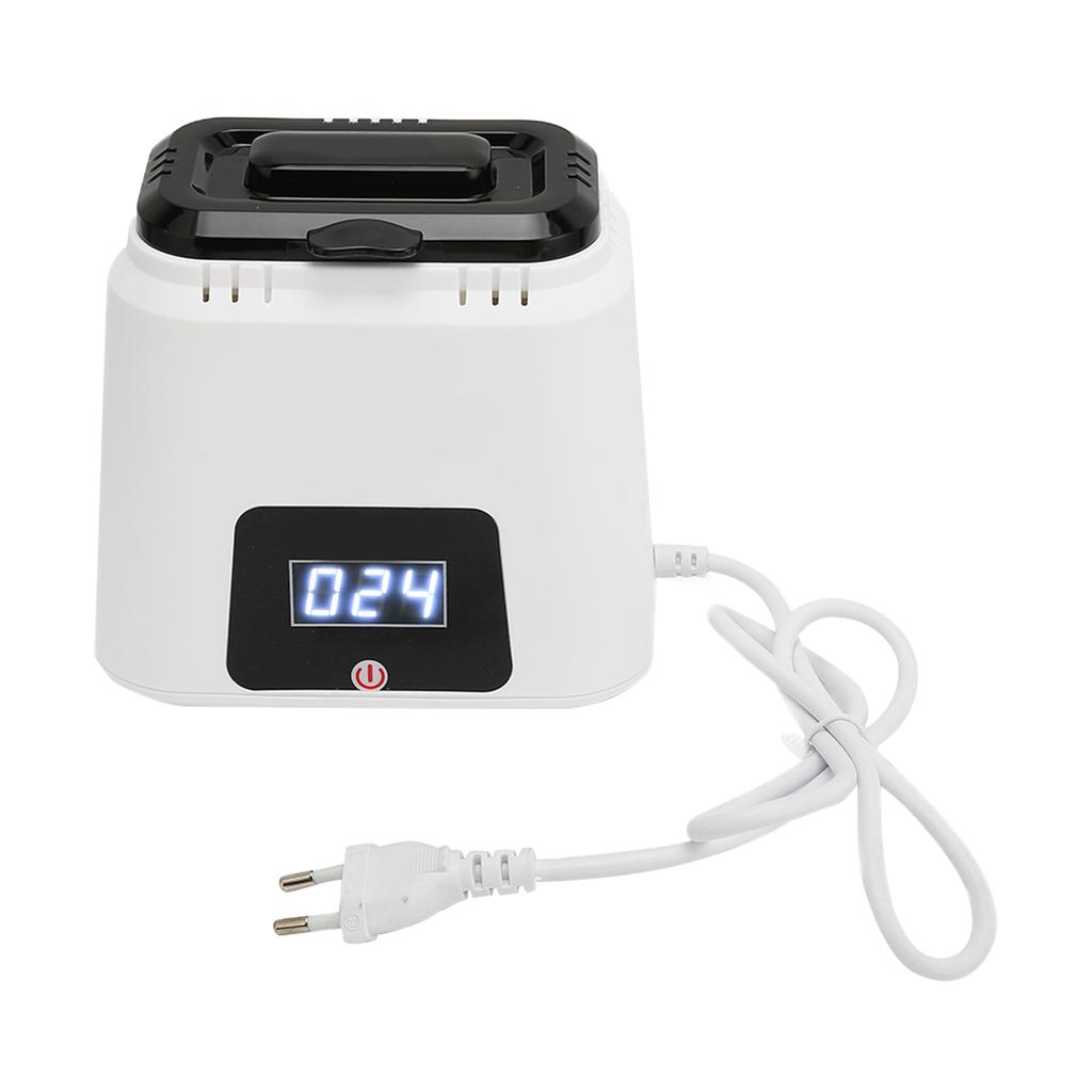 Nail Tools White Cleaning Machine High Temperature Hair Salon Manicure Tools Cleaning BoxEU Plug