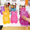 Gummy Beer Squishy Speelgoed Maltose Stressbal Dierlijke Knijp Fidget Speelgoed voor Kinderen En Volwassenen Solide Decompressie Op Voorraad