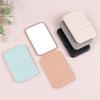 Pu Leather Fold Makeup Mirror Compact Cosmetic Mirror Vanity Mirror  Dormitory
