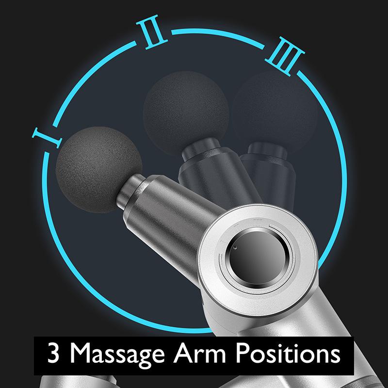 New Multi-gear Handheld Massage Gun Electric Percussion Massager Body Relaxer Professional Physical Fitness Device Relax Muscle