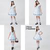 Alice im Wunderland Dienstmädchenkostüm Polyester Cosplay Kleid für Bühnenauftritt