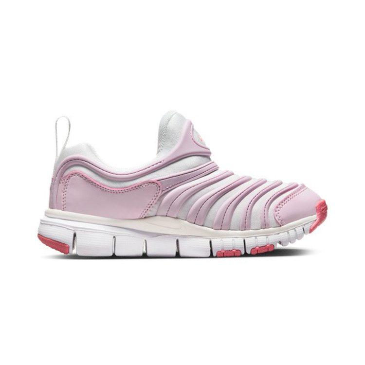 Nike Dynamo Free Caterpillar Cushioning Abrasion Resistant Support Low top Kids Lifestyle Shoes Pink Kids' 343738-100