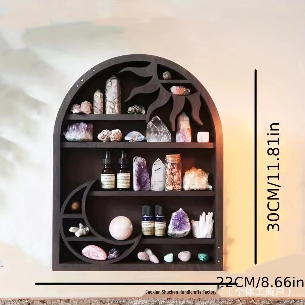 Moon Crystal Decorative Wall Shelves