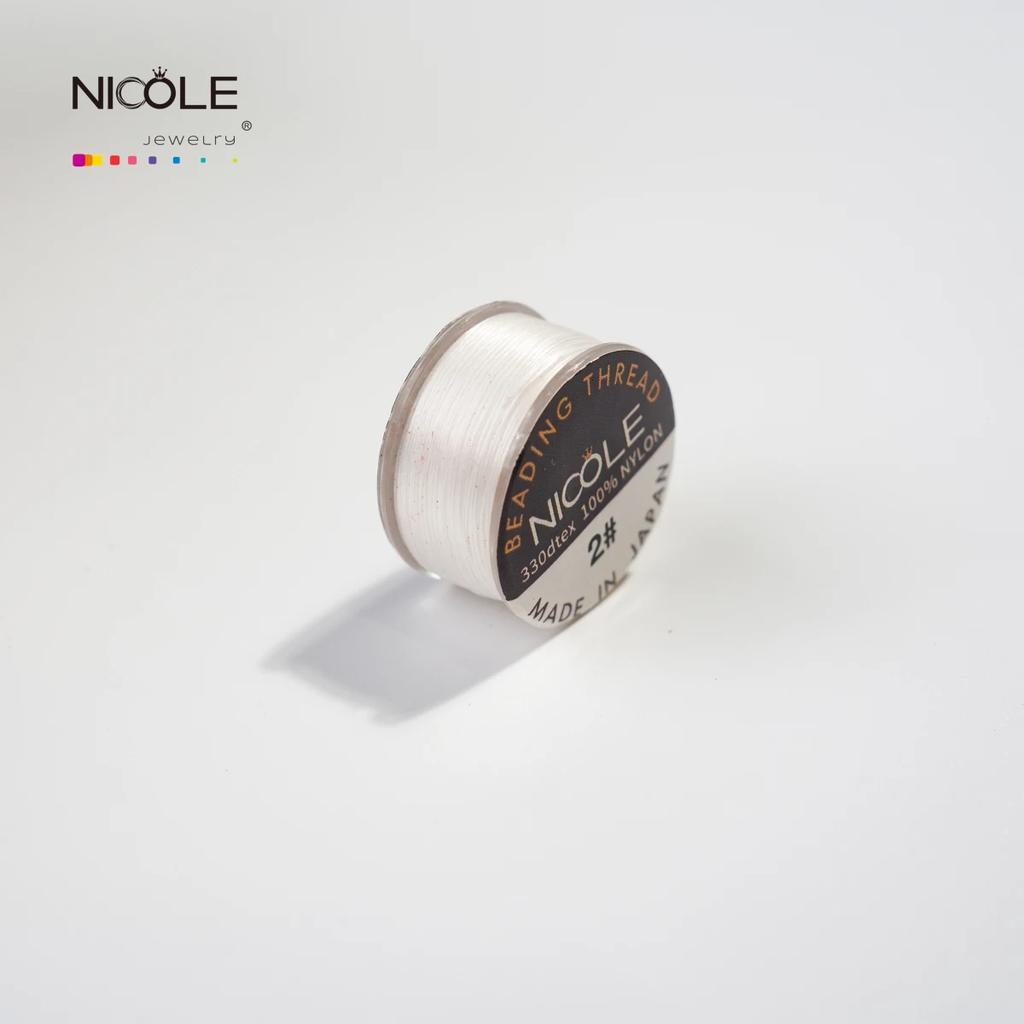 Miyuki %100 Naylon 330 DTEX Boncuk İpi DIY Japonya Boncuk İpi Aksesuarları Bilezikler İçin 46M/Rulo